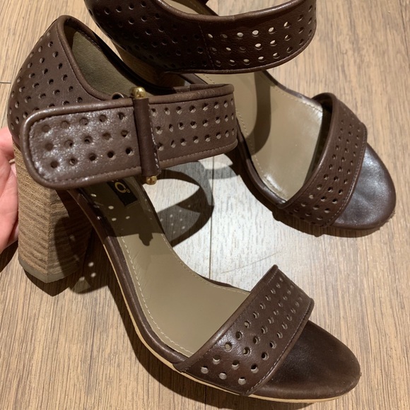 ECCO Strappy Heel Sandals, Size 36 - Picture 3 of 11